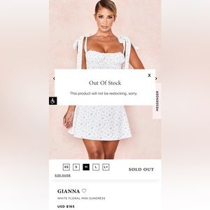 House of CB Gianna mini dress